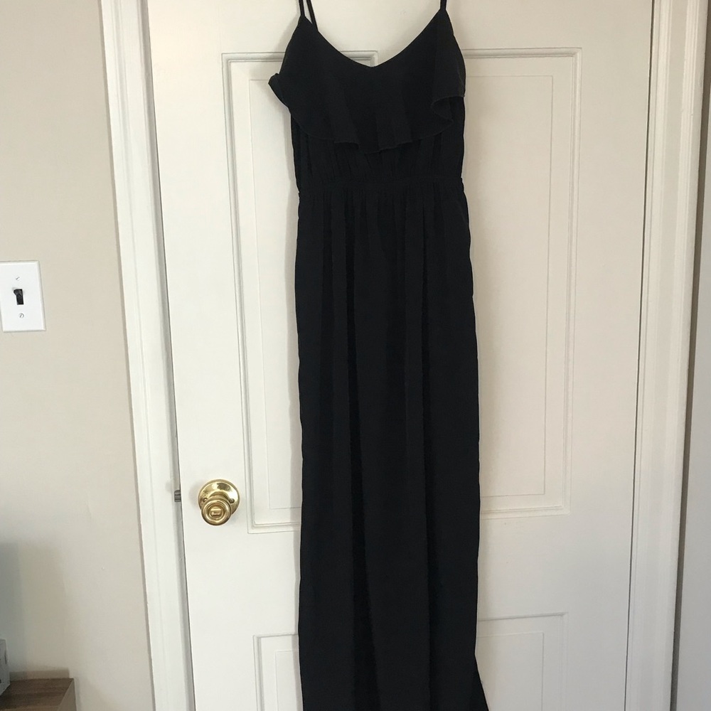 Black maxi dress